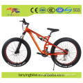 high quality aluminum alloy big wheel bicycle fat tire bike 26inch full suspension